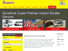 Tablet Screenshot of airshuttle.com.au